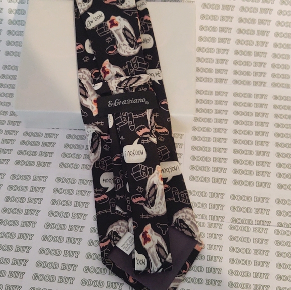 COW MOO TIE - Picture 3 of 3
